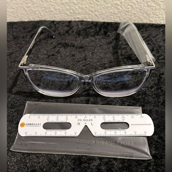 Lensmart TR7858 C4 Eyeglasses - Clear Frame, 57-17-140" - Picture 1 of 7